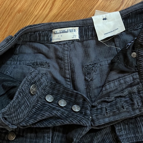 Free People London Calling Slouchy Cord Pants Size 27 NWT - Picture 7 of 12